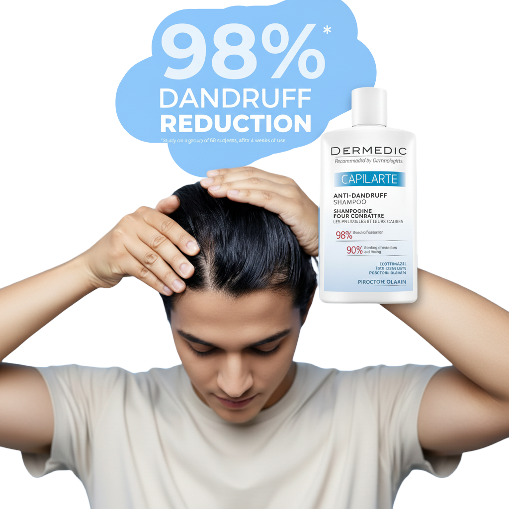 Dermedic Capilarte Anti-Dandruff Shampoo - 98% Dandruff Reduction